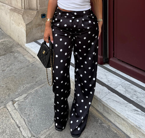 Pantalon fluide Polka