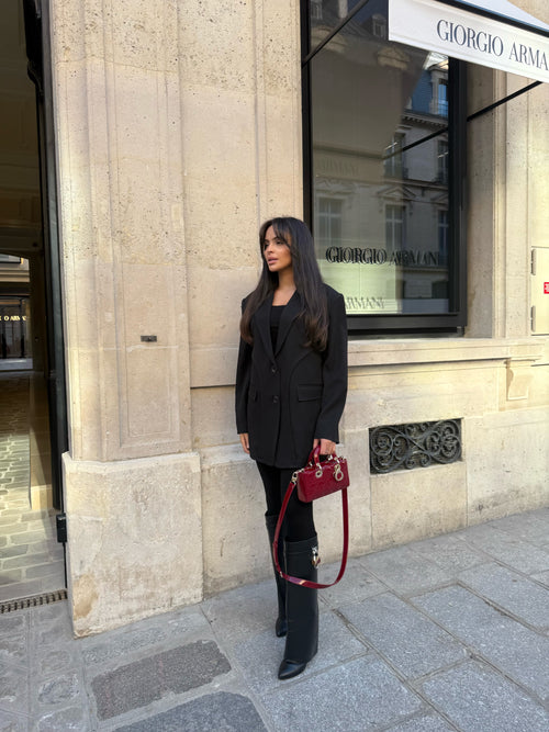 Blazer Contour Noir