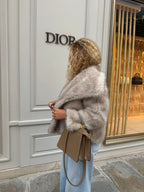 Manteau en fausse fourrure