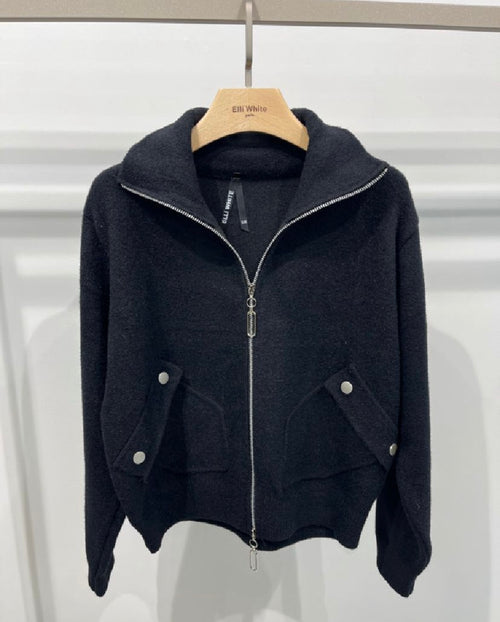 Bombers en maille noir