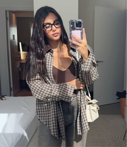 Chemise Western Taupe