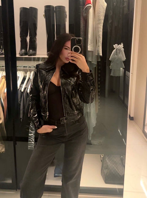 Veste en vinyle