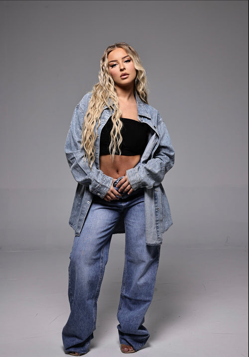 Wide fit jeans