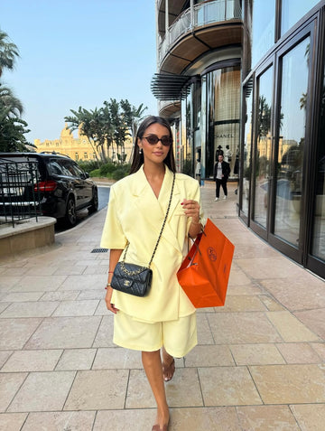 Blazer T-shirt jaune 🧈