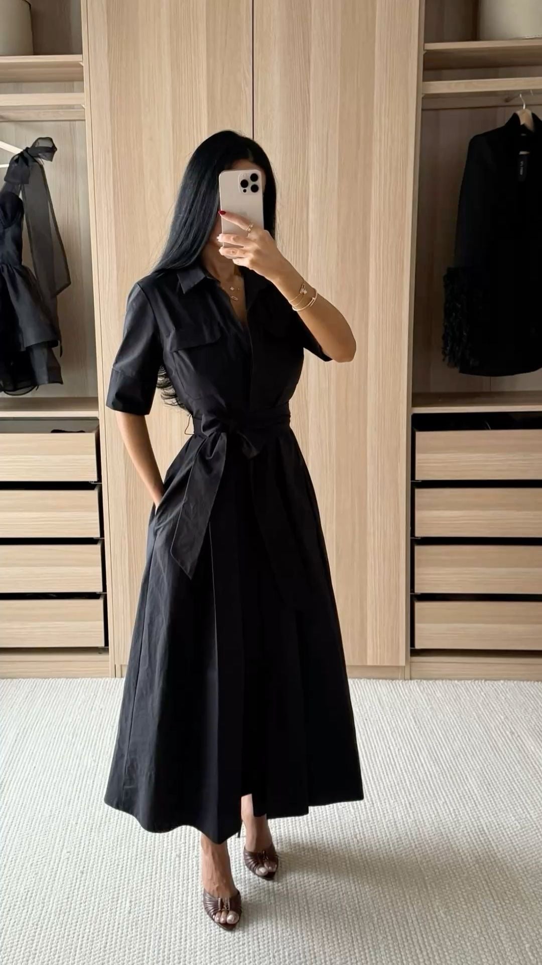 Robe-Chemise noire