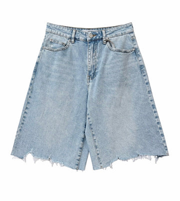 Bermuda en jean cropped