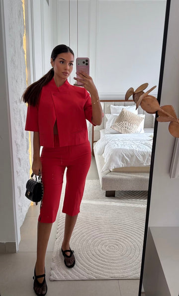 Blazer Vogue rouge