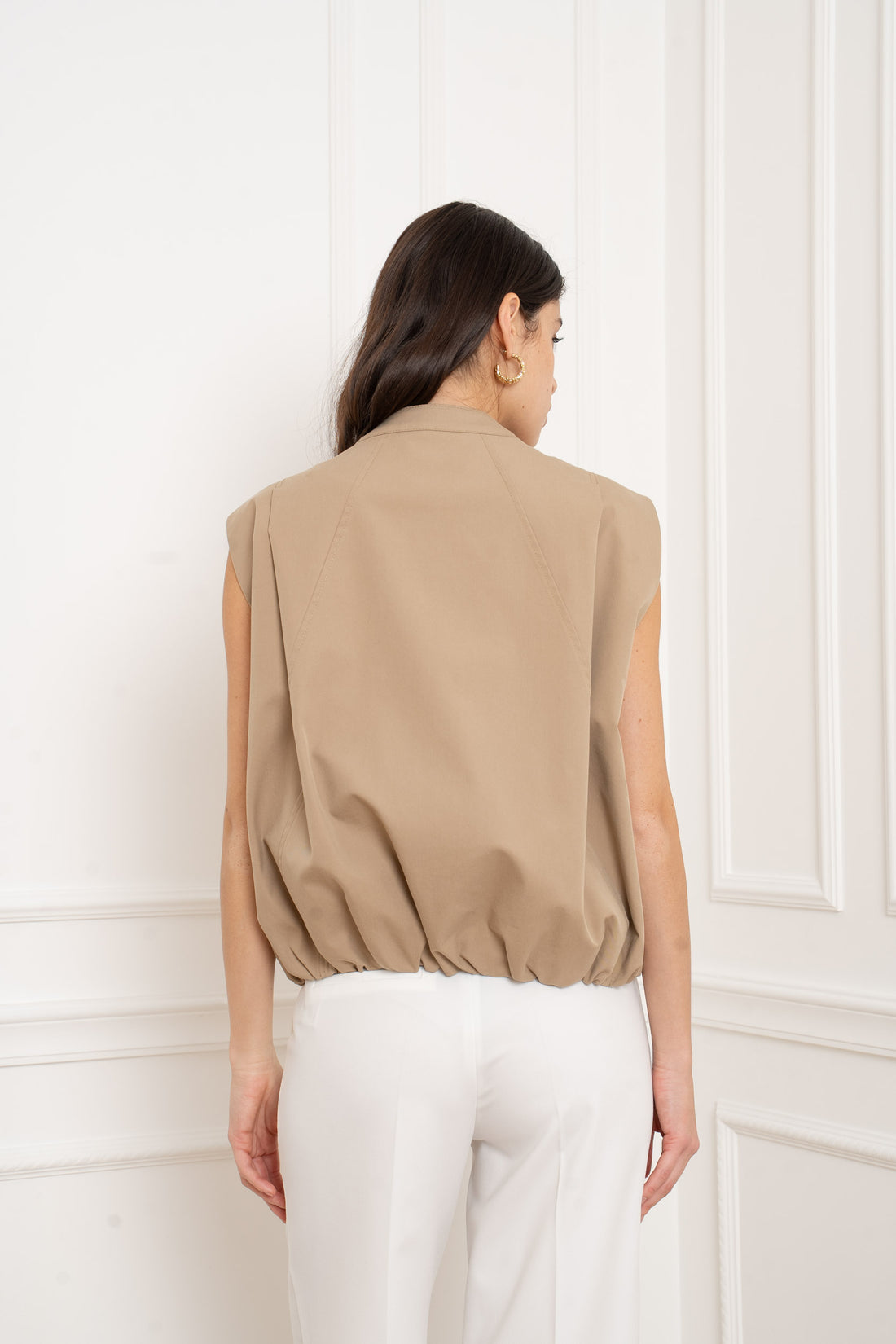 Gilet Cargo Camel