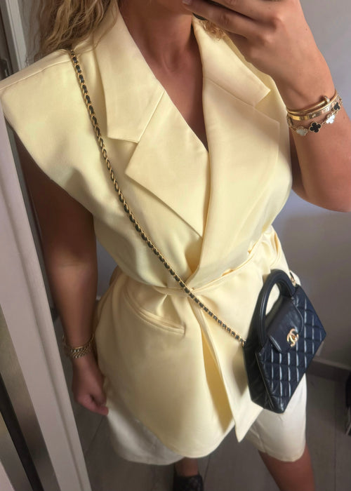 Blazer Sculpt-Lace jaune beurre 🧈