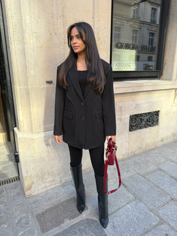 Blazer Contour Noir