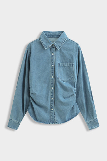 Chemise en Denim cintrée