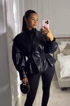 Veste en simili Black-Out