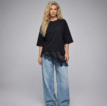 T-Shirt Oversize bi-matière