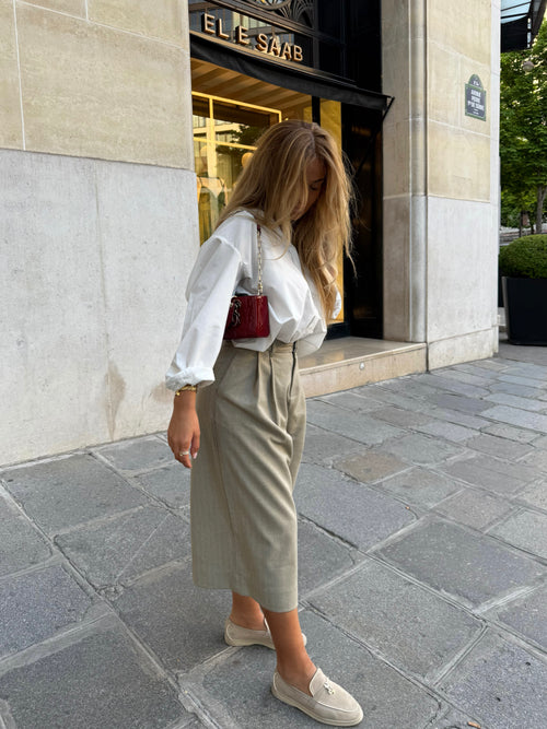 Pantacourt beige
