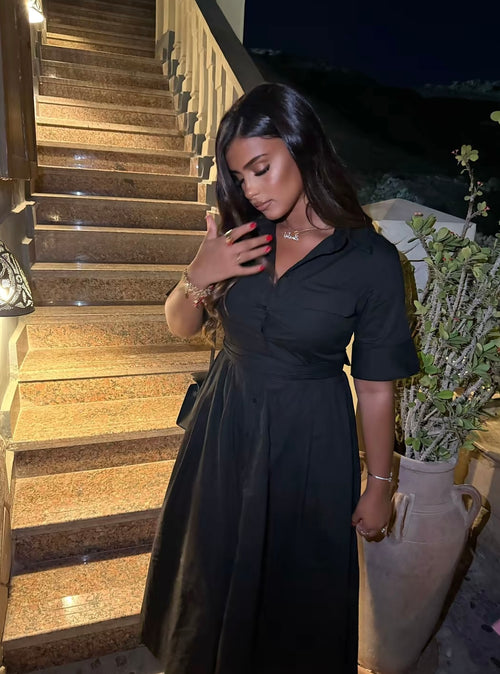 Robe-Chemise noire