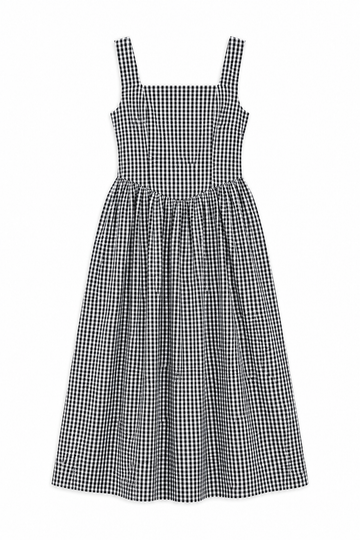 Robe Vichy noir
