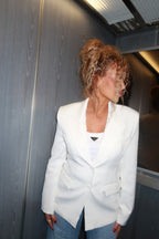 Blazer Sculpt blanc