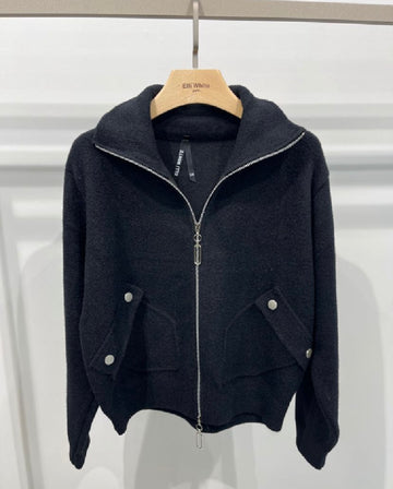 Bombers en maille noir