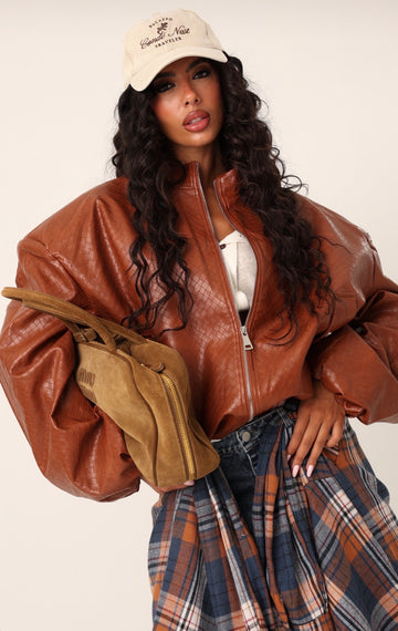 Bomber Weave Cognac