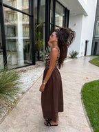 Jupe bouffante choco
