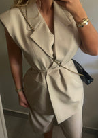 Blazer Sculpt-Lace beige