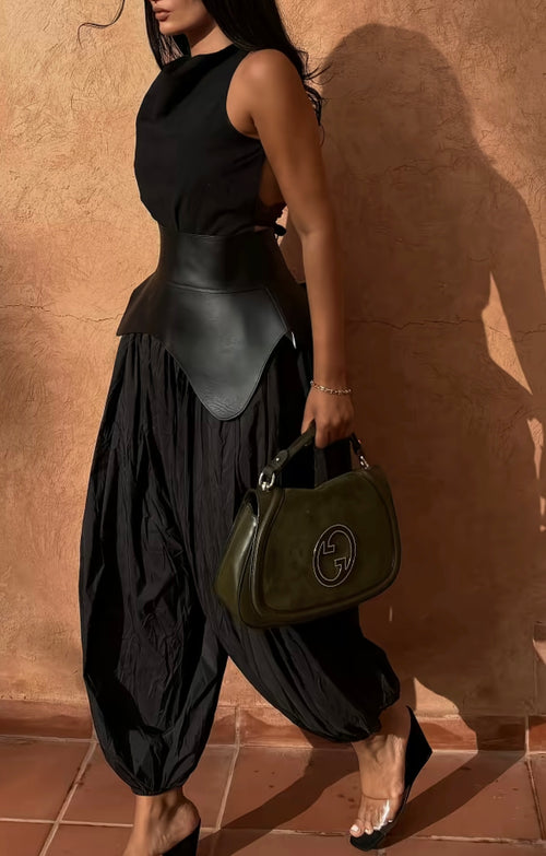 Pantalon ballon noir