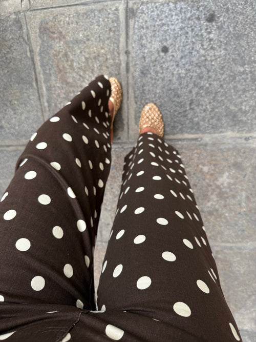 Jean Polka marron