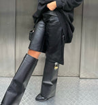 Bermuda en simili noir