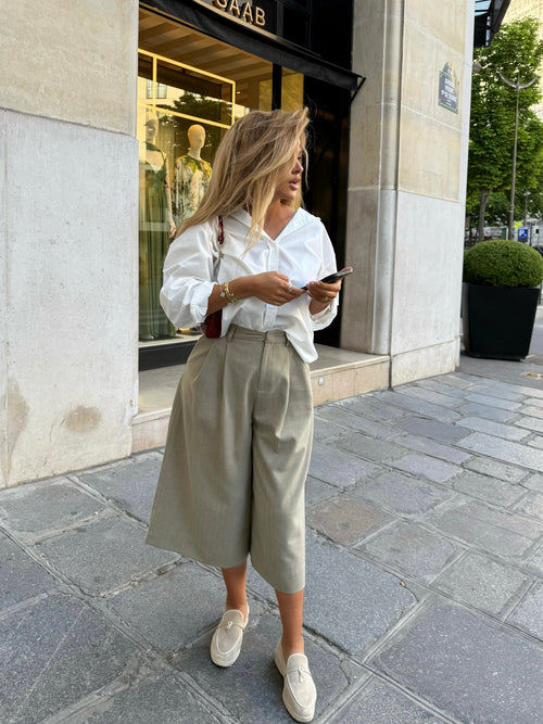 Pantacourt beige