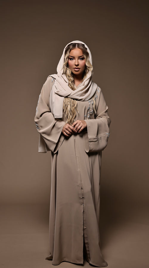 Abaya Beige d'Arabie