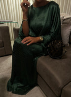 Abaya DiamondGlow Vert Malachite