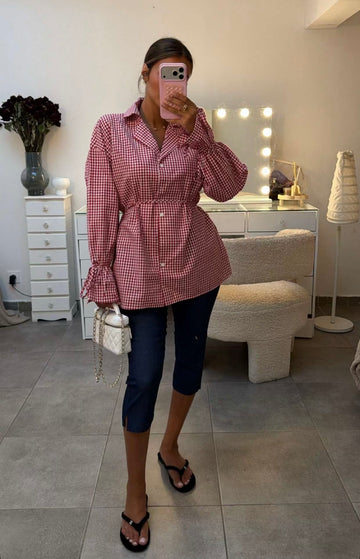 Chemise vichy oversize