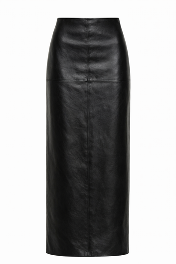 Jupe « Faux-Real Leather » noire